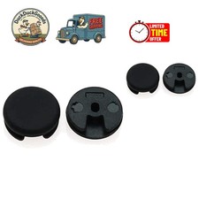 2pcs Black 3D Analog Stick Caps for Nintendo 3DS/XL/LL - Durable Replacement