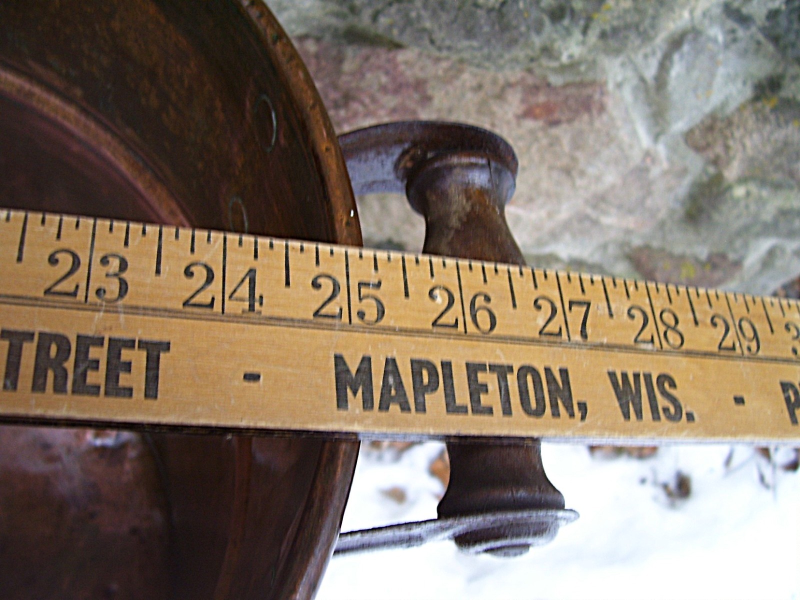 ANTIQUE COPPER WASH BOILER  TAPPERED LID ~ PRIMITIVE LAUNDRY TUB ~ STORAGE DECOR