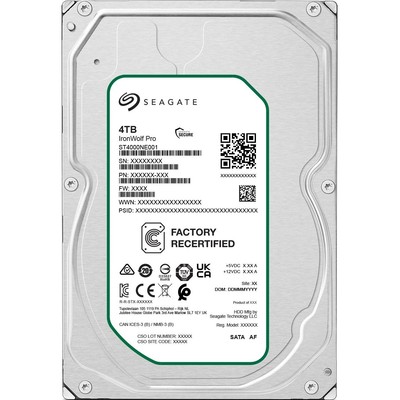 Seagate IronWolf Pro 4TB NAS HDD 3.5 Zoll interne Festplatte SATA3 7200rpm 24/7