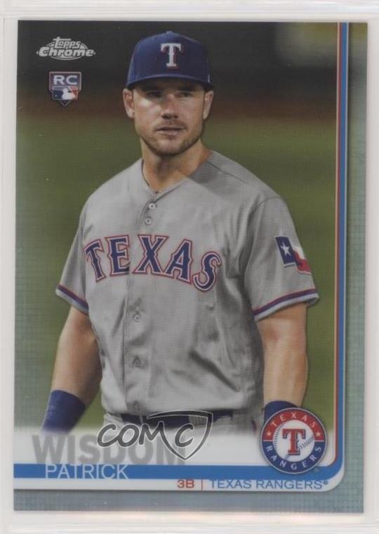 2019 Topps Chrome Refractor Patrick Wisdom #146 Rookie RC
