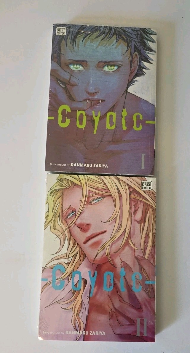 Coyote Manga Serie Completa Volúmenes 1-2 por Ranmaru Zariya Edición Inglés (P1)
