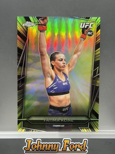 Fatima Kline 2026 Topps Chrome UFC Radiating Rookie #RR-12 Case Hit SSP