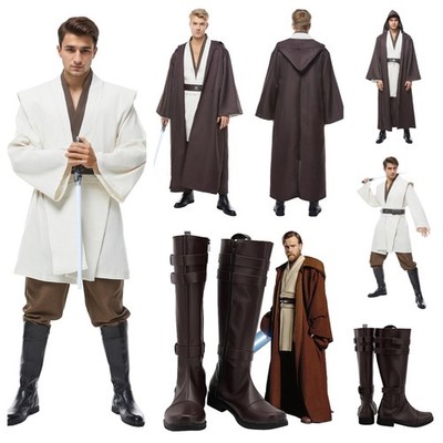 Star Wars Jedi Master Obi-Wan Kenobi cosplay Kostüm Halloween party Boots Schuhe