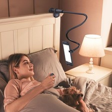 Gooseneck Tablet Holder with Page Turner for Kindle Reading in Bed: Adjustabl...