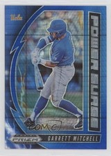 2020 Prizm Draft Picks Power Surge Blue & Carolina Hyper Garrett Mitchell 11th
