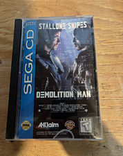 Demolition Man Sega CD Game in Mint Condition!! Manual Included