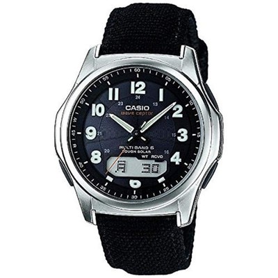 CASIO WAVE CEPTOR WVA-M630B-1AJF Black Dial Tough Solar Atomic Radio Men's Watch
