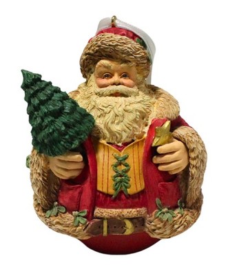 Hallmark Ornament: 1996 Evergreen Santa, QX5714