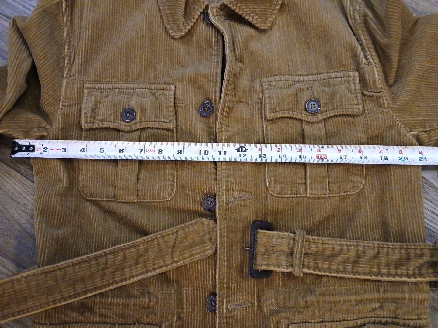 Polo Ralph Lauren Mens 4 Pocket Casual Corduroy Belted Jacket / Coat | eBay