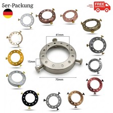 5x Montageringe Lampenschirm Lampenfassung Lampenschirmkappe Abdeckkappe Ringe