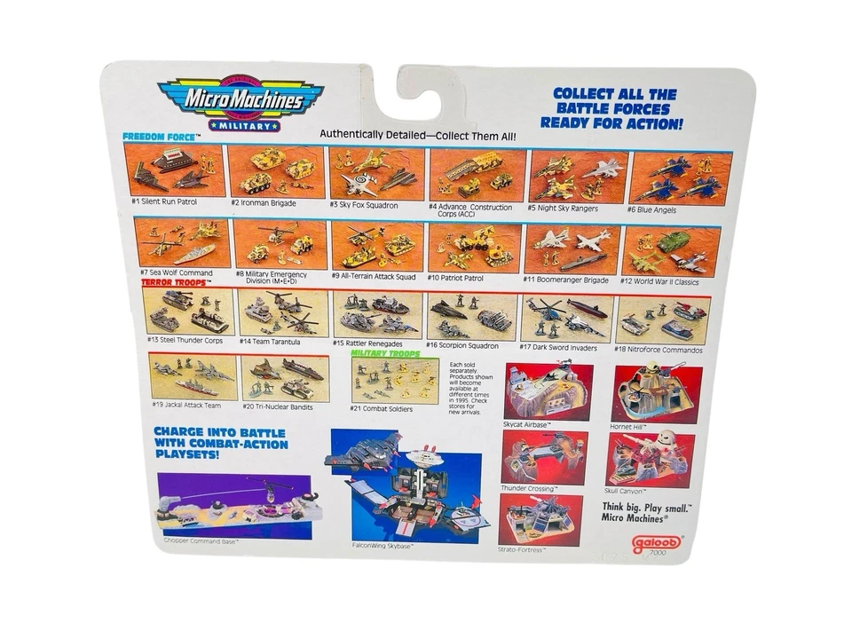 #7000 Galoob 1994 Micro Máquinas Fuerza de Libertad Militar #7 Comando Sea Wolf Foto 4 de 4