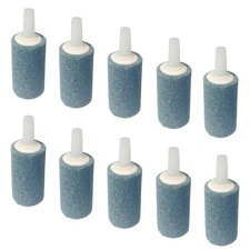 10 Pack Aquarium Air Stones - Air Pump Accessories of 1 Inch Cylinder Fish Tank