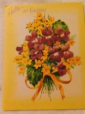 Vintage Easter Card Unused 4x5