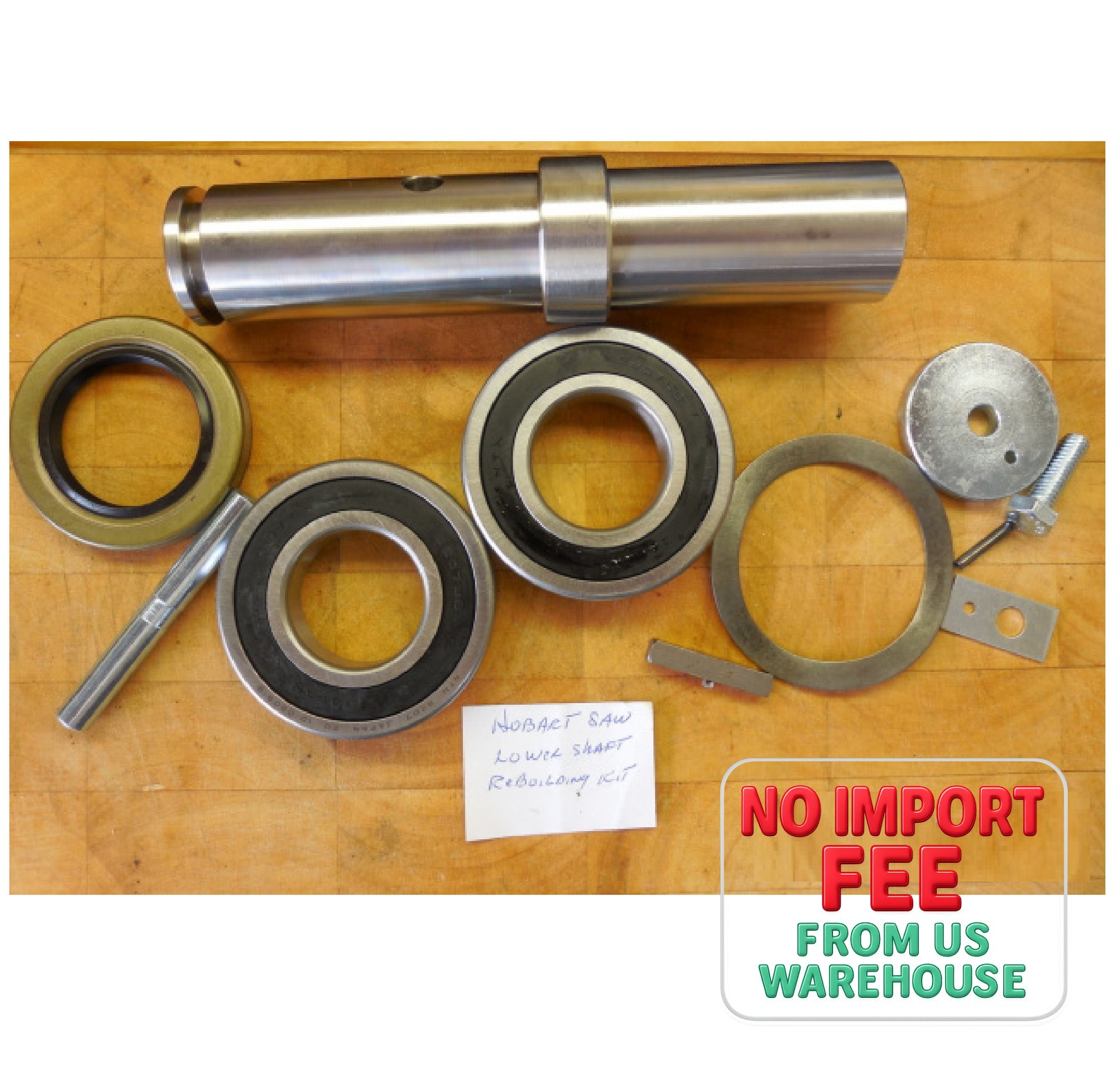 Hobart Complete Lower Wheel Shaft Kit Model 6614, 5700, 5701, 5801