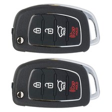 Replacement 2pcs Flip Key Fob For Hyundai For Sonata 20142017 Tq8rke4f16 95430c1