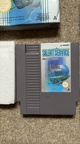 Silent Service Nintendo NES Game PAL A CIB UK Boxed with Manual Tested