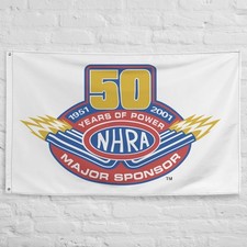Nhra V4 Flag 3x5 ft Garage Banner Man Cave Wall Decor