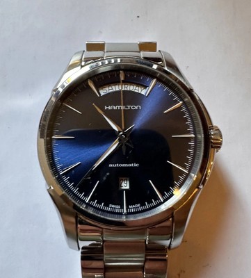 HAMILTON Jazzmaster Day Date H32505141 Automatik blaues Zifferblatt