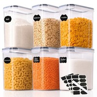 Vorratsdosen Set KüChe Aufbewahrung Frischhaltedose 2,5L 6Er Set Luftdicht