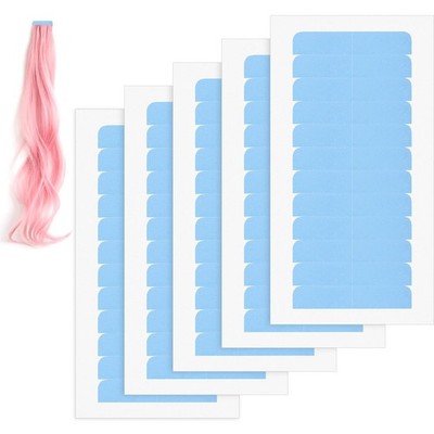 60 Stück Tapes Klebestreifen Extensions, 4 × 0,8 cm Stark Unsichtbar Extensio...
