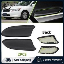 Pair For 2008-2012 Honda Accord Sedan Front Door Panels Armrest Lid Cover Black