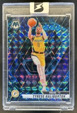 2024-25 Panini Mosaic Tyrese Haliburton Genesis Mosaic #85 Pacers