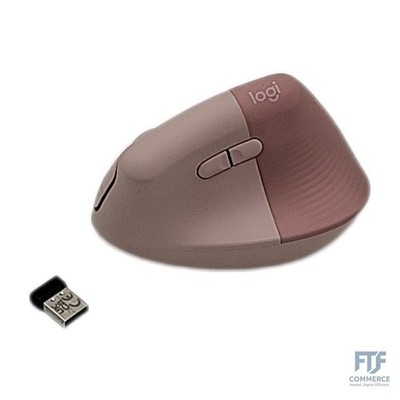 Logitech Lift Vertikale Ergonomische Maus, Kabellos, Bluetooth oder Logi Bolt US