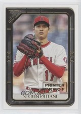 2021 Topps Gallery Printer Proof Shohei Ohtani #96 h3a
