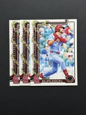 Alec Burleson Lot Of 3 - 2025 Topps Cardinals