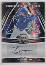 2022 Panini Elite Extra Edition Hidden Gems Black Tommy Specht #HG-TS Auto 0q1p