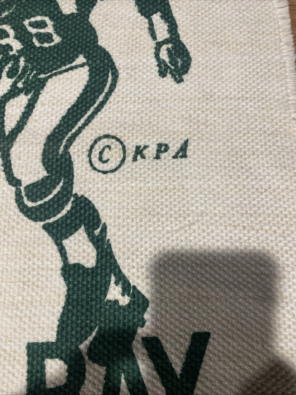 Circa 1960s Green Bay Packers Area Rug/Doormat