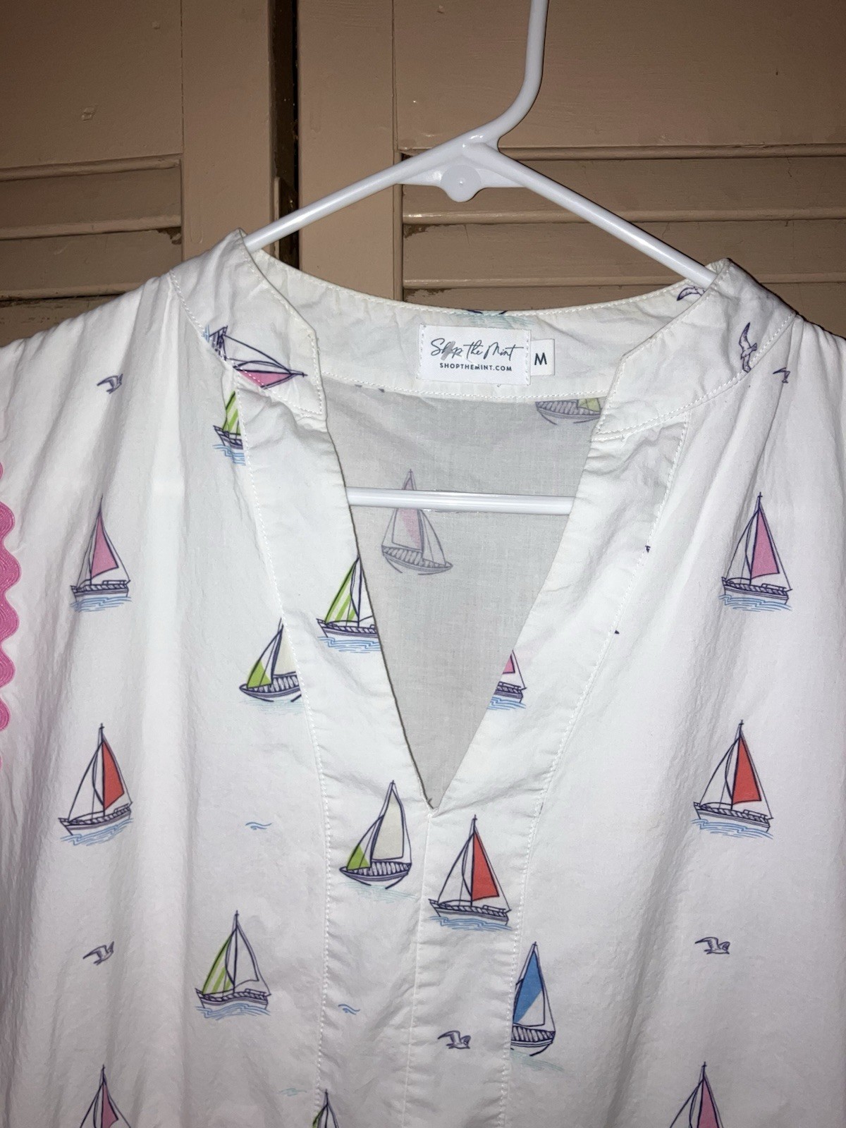 Shop The Mint Midi Dress Sailboat SOLD OUT ONLINE Perfect Condition - Medium image 3