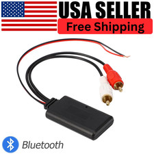 Car Audio Stereo Bluetooth AUX Receiver Module 2 RCA Interface Cable Adapter