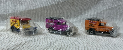 Kellogg's Mini Wheats Corn Pops Raisin Bran Matchbox Die Cast Ford Trucks NEW