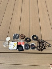 Lot: Vtg Asahi Pentax Camera Strap and other different straps + accessories VTG