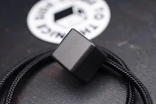 NEW Nice Guy Machine Co BNo1 Black Ultem Lanyard Bead .625” NGMCo Re ScoopyLoops