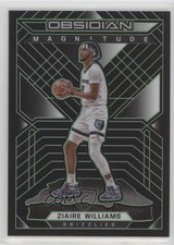 2021 Panini Obsidian Magnitude Electric Etch Green 18/25 Ziaire Williams #36 jg5