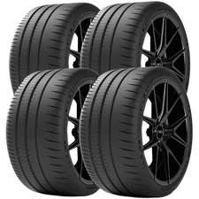 (QTY 4) 325/30ZR20 Michelin Pilot Sport Cup2 106Y XL Black Wall Tires