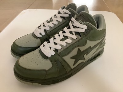 Authentic a bathing ape bape clutch sta #1 men's US 11 olive New