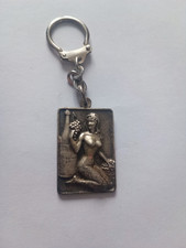 Porte-clés EVE Pin-Up Nue Publicité Vins GRAND MONLEDUC Keychain vintage 60'