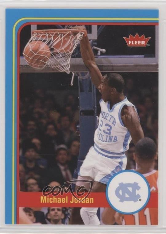 2012-13 Fleer Retro Michael Jordan #1 HOF 8h7