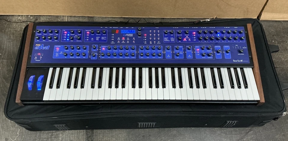 Dave Smith Instruments Poly Evolver 61-Key Keyboard Synthesizer With Case - Image 4 of 4