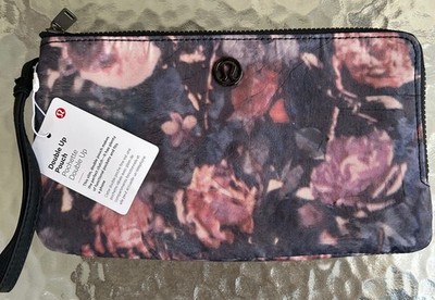 NWT! Women's LULULEMON ''Double up'' Slim Floral POUCH