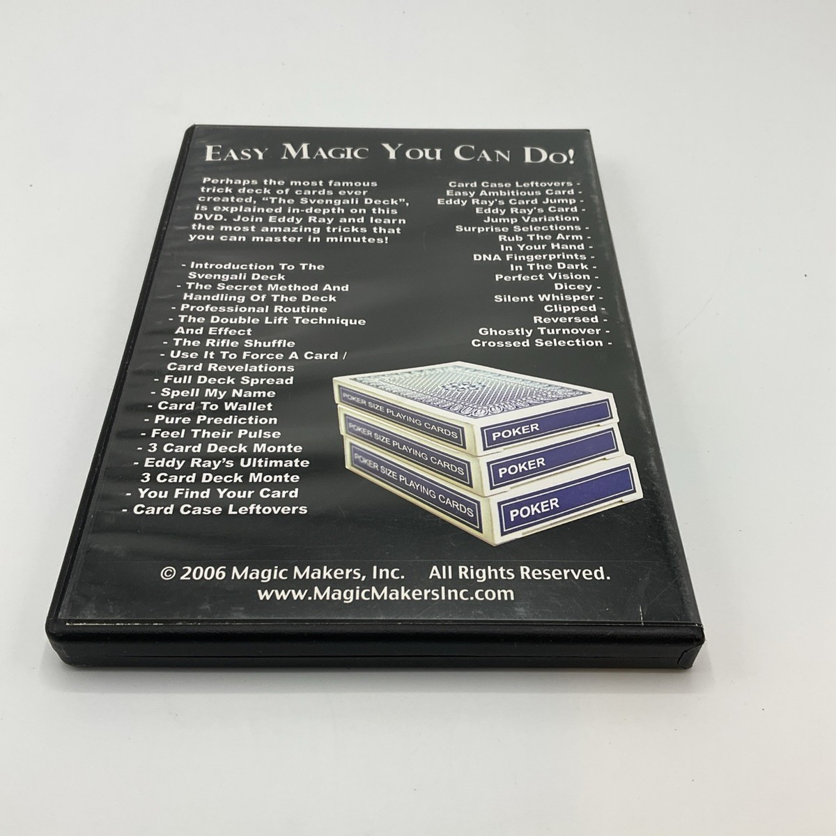30 Tricks & Tips Using a Magic Svengali Deck DVD Eddy Ray Magic Makers Used View 3