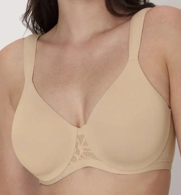 38DD Bali's Coolest Smoothing Underwire T-Shirt Bra Almond/Sand