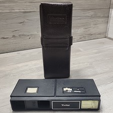 Vintage Vivitar 600 Pocket Instant 110 Film Camera and Case