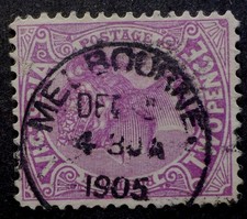 1905 Melbourne.Victoria.Postmark(LotE925825)