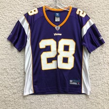 Reebok On Field Minnesota Vikings Jersey Large Womens Purple #28 Adrian Peterson