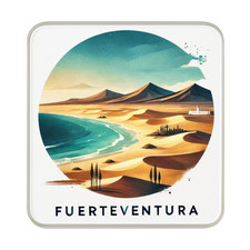 Fuerteventura, Spain Fridge Magnet: Cute Handmade Travel Souvenir Gift