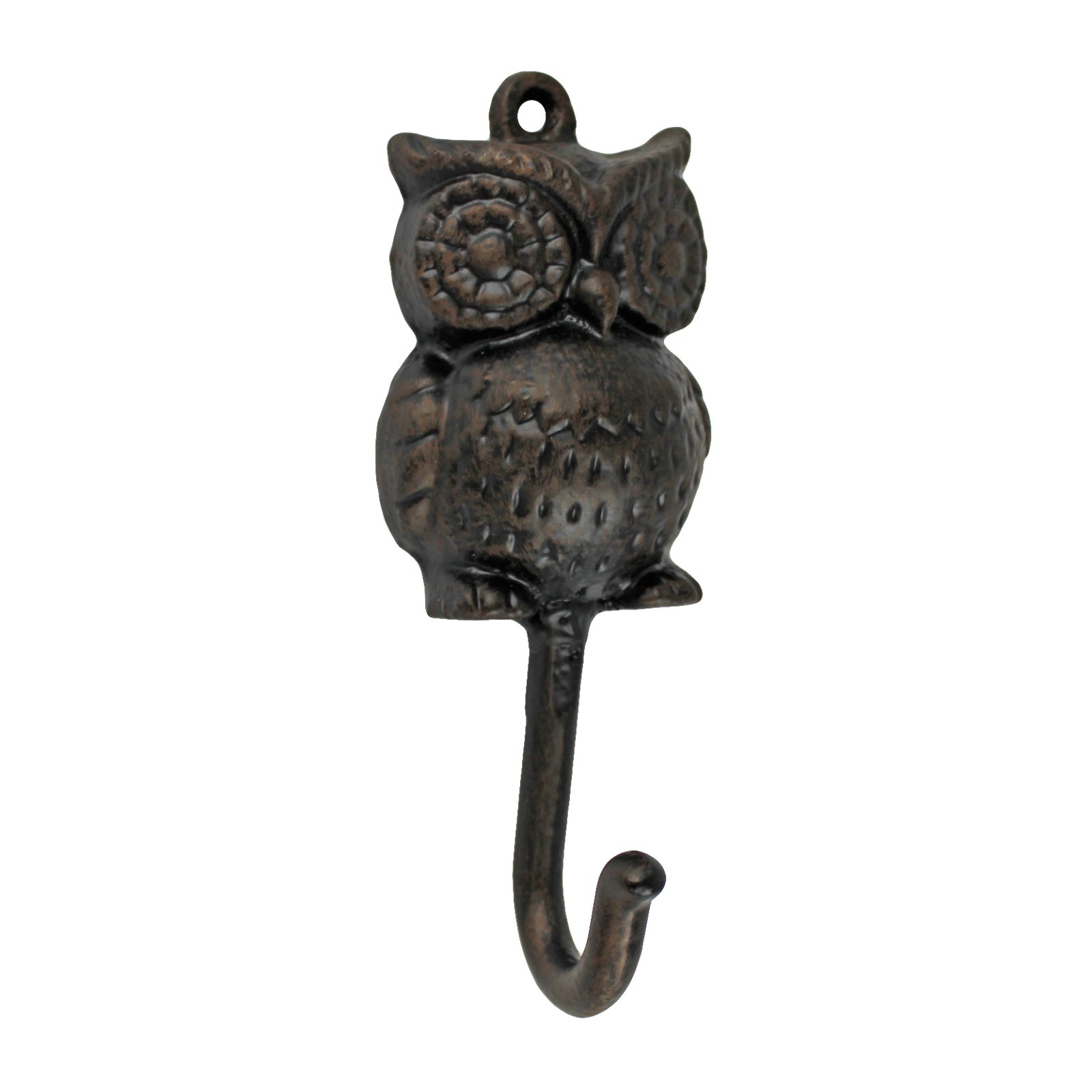 Coat Hanger Rustic Brown Finish
